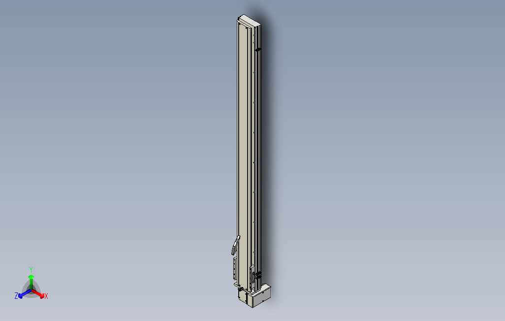 SYM14-RD-1500滚珠花健、支撑座、滚珠丝杠、交叉导轨、直线模组.stp