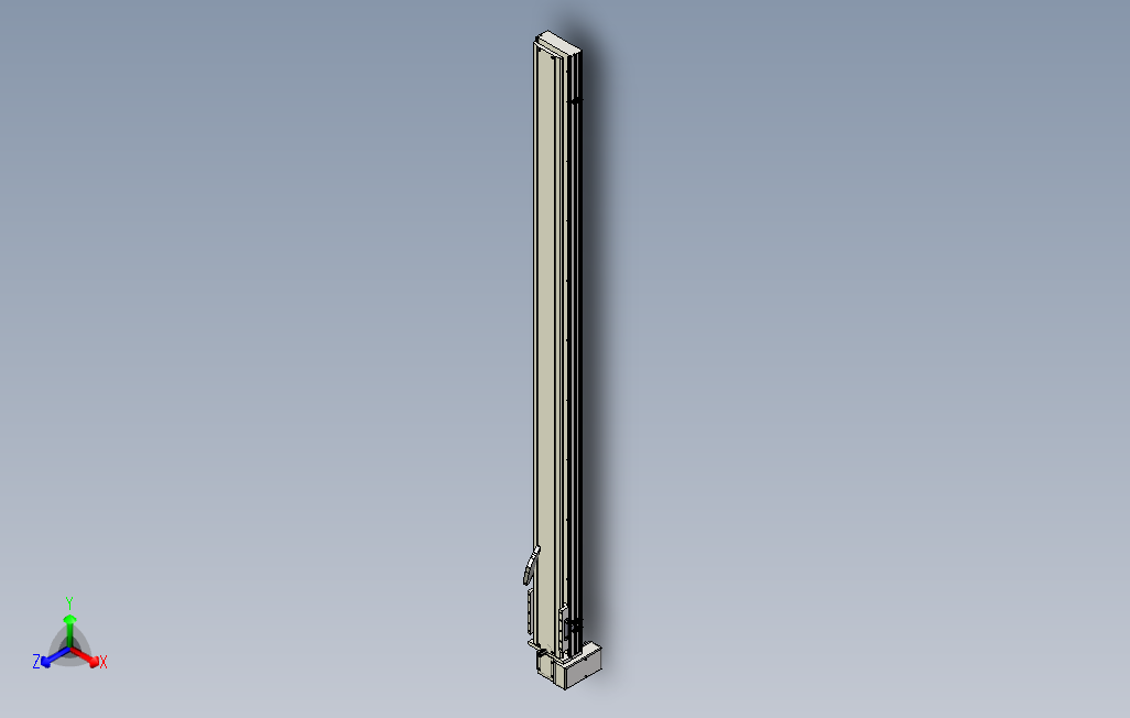 SYM14-RD-1750滚珠花健、支撑座、滚珠丝杠、交叉导轨、直线模组.stp