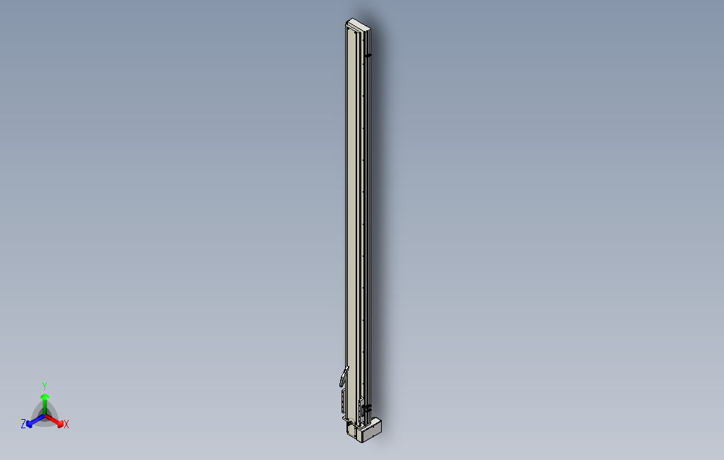 SYM14-RD-2200滚珠花健、支撑座、滚珠丝杠、交叉导轨、直线模组.stp