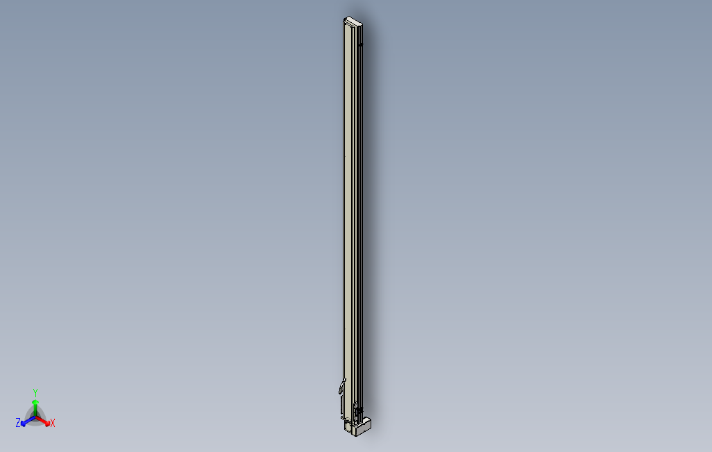 SYM14-RD-3000滚珠花健、支撑座、滚珠丝杠、交叉导轨、直线模组.stp