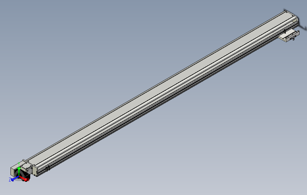 SYM17-2750-L滚珠花健、支撑座、滚珠丝杠、交叉导轨、直线模组.stp