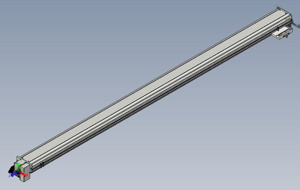 SYM17-2750-RD滚珠花健、支撑座、滚珠丝杠、交叉导轨、直线模组.stp