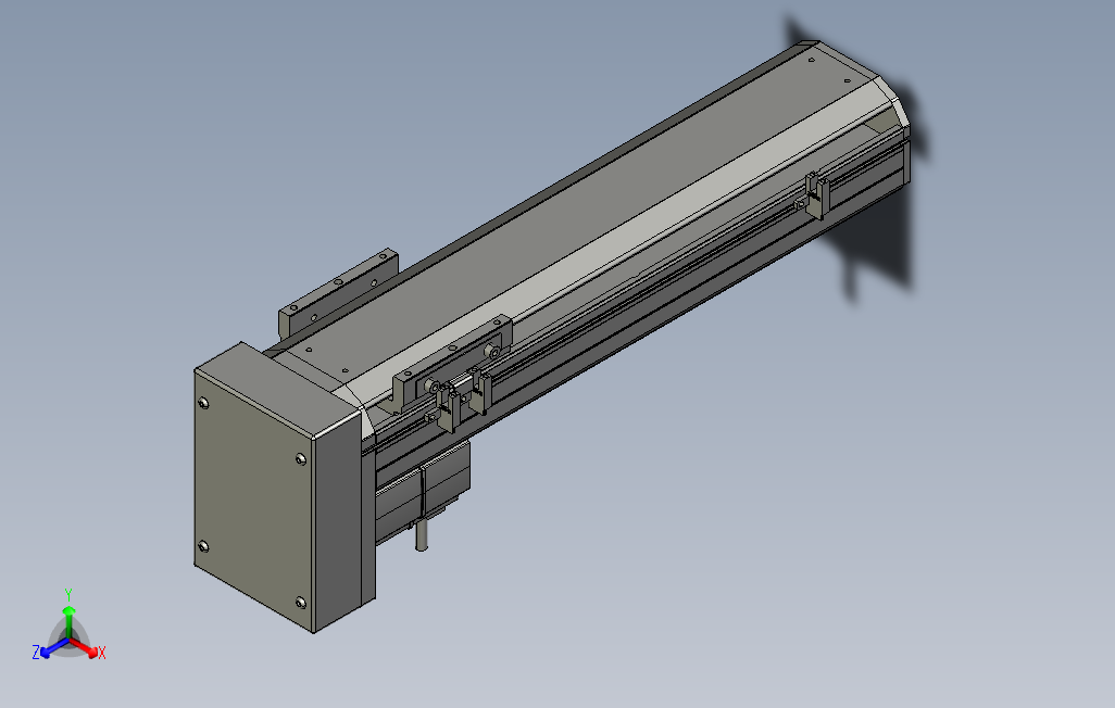 SYS12-250-BM-200W滚珠花健、支撑座、滚珠丝杠、交叉导轨、直线模组.STEP