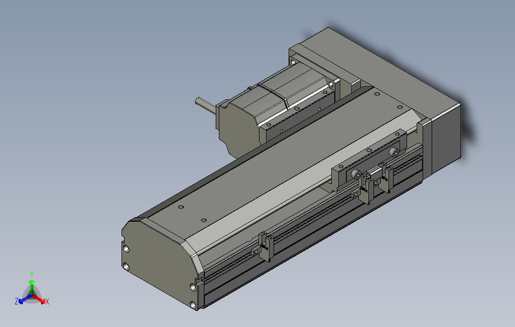 SYS12-BL-100-200W滚珠花健、支撑座、滚珠丝杠、交叉导轨、直线模组.STEP