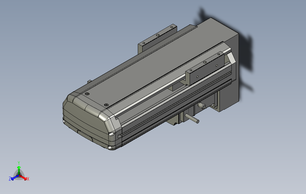 SYS13-150-BM-200W滚珠花健、支撑座、滚珠丝杠、交叉导轨、直线模组.stp