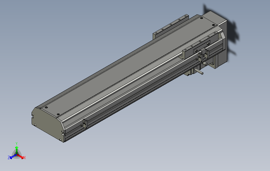 SYS14-450-BM-200W滚珠花健、支撑座、滚珠丝杠、交叉导轨、直线模组.STEP
