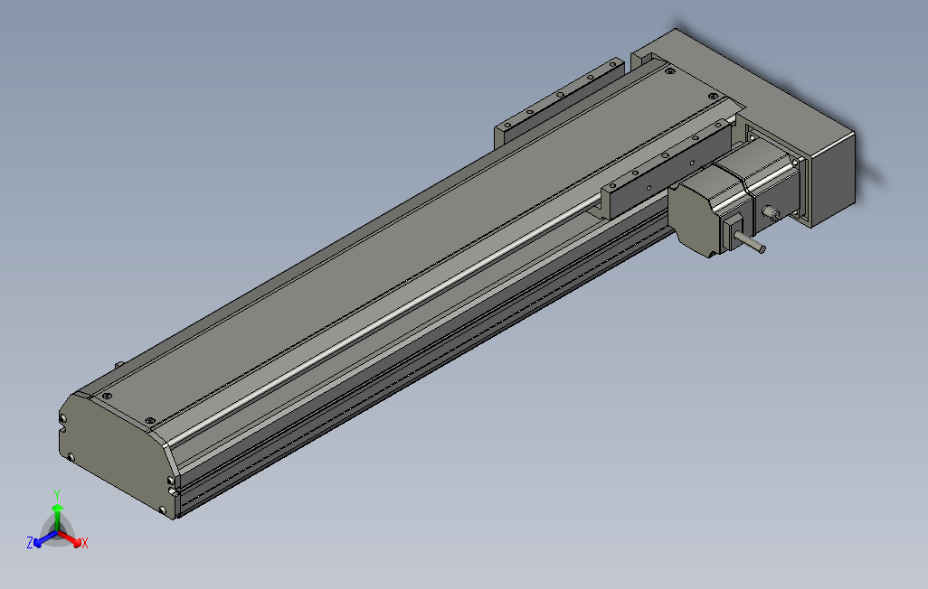 SYS14-450-BR-200W滚珠花健、支撑座、滚珠丝杠、交叉导轨、直线模组.STEP