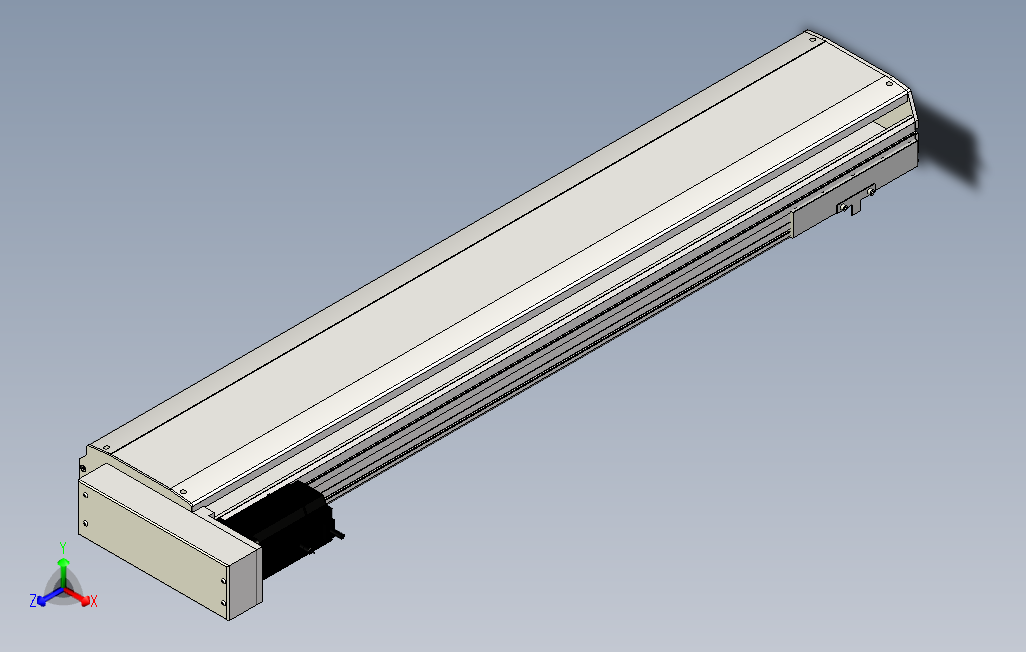 SYS22-1000-BL-750W滚珠花健、支撑座、滚珠丝杠、交叉导轨、直线模组.stp