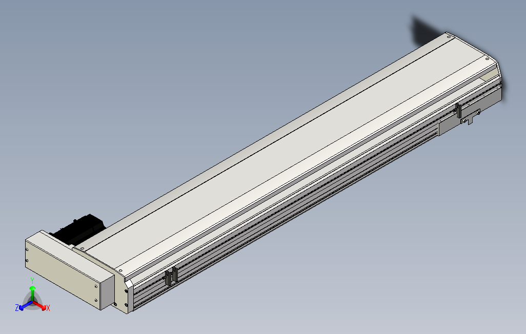 SYS22-1050-BR-750W滚珠花健、支撑座、滚珠丝杠、交叉导轨、直线模组.stp