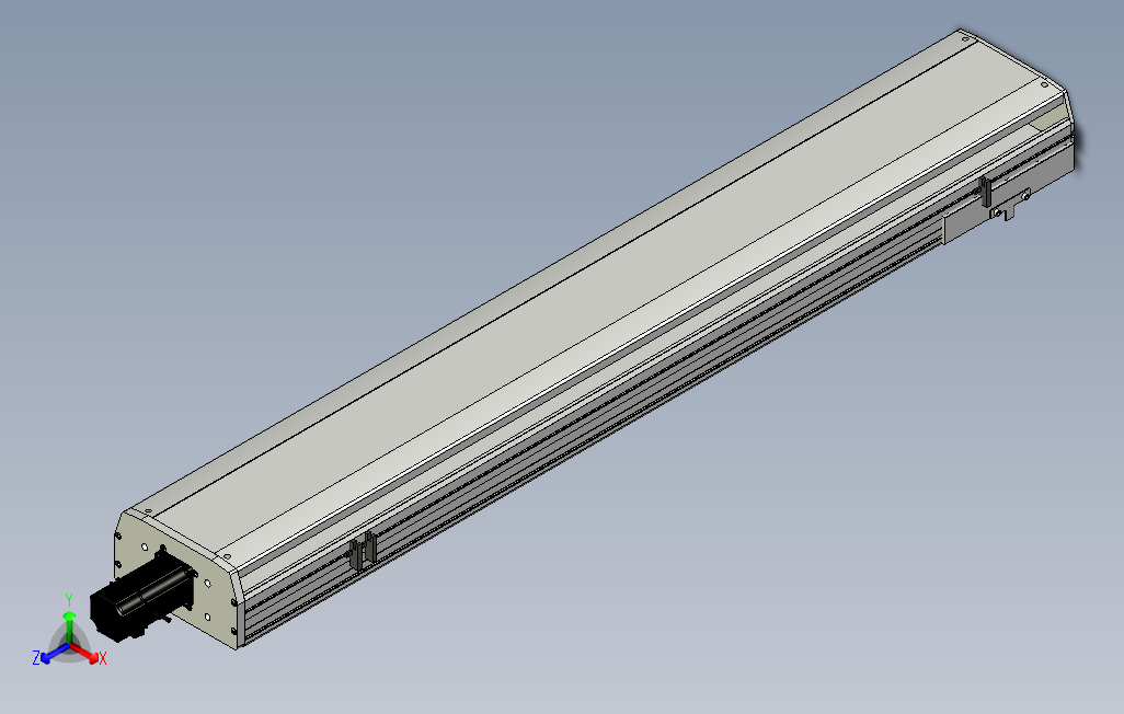 SYS22-1100-BC-400W滚珠花健、支撑座、滚珠丝杠、交叉导轨、直线模组.stp