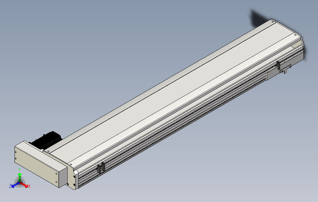 SYS22-1100-BR-750W滚珠花健、支撑座、滚珠丝杠、交叉导轨、直线模组.stp