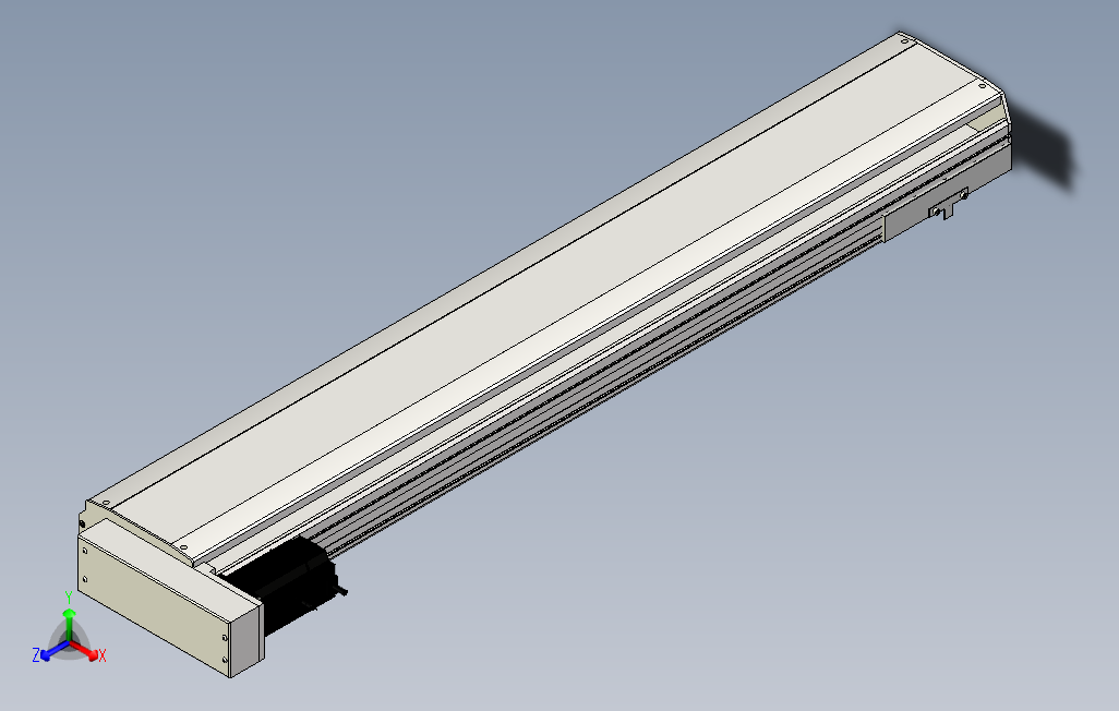 SYS22-1150-BL-750W滚珠花健、支撑座、滚珠丝杠、交叉导轨、直线模组.stp