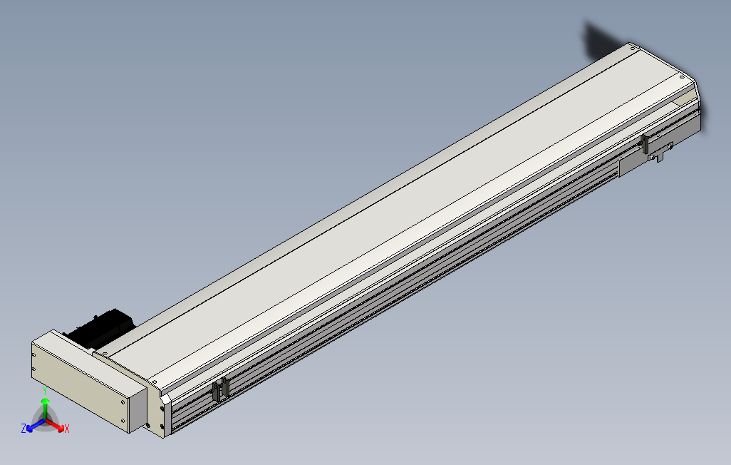 SYS22-1200-BR-750W滚珠花健、支撑座、滚珠丝杠、交叉导轨、直线模组.stp