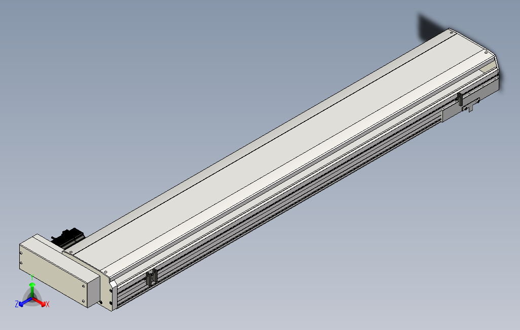 SYS22-1250-BR-400W滚珠花健、支撑座、滚珠丝杠、交叉导轨、直线模组.stp