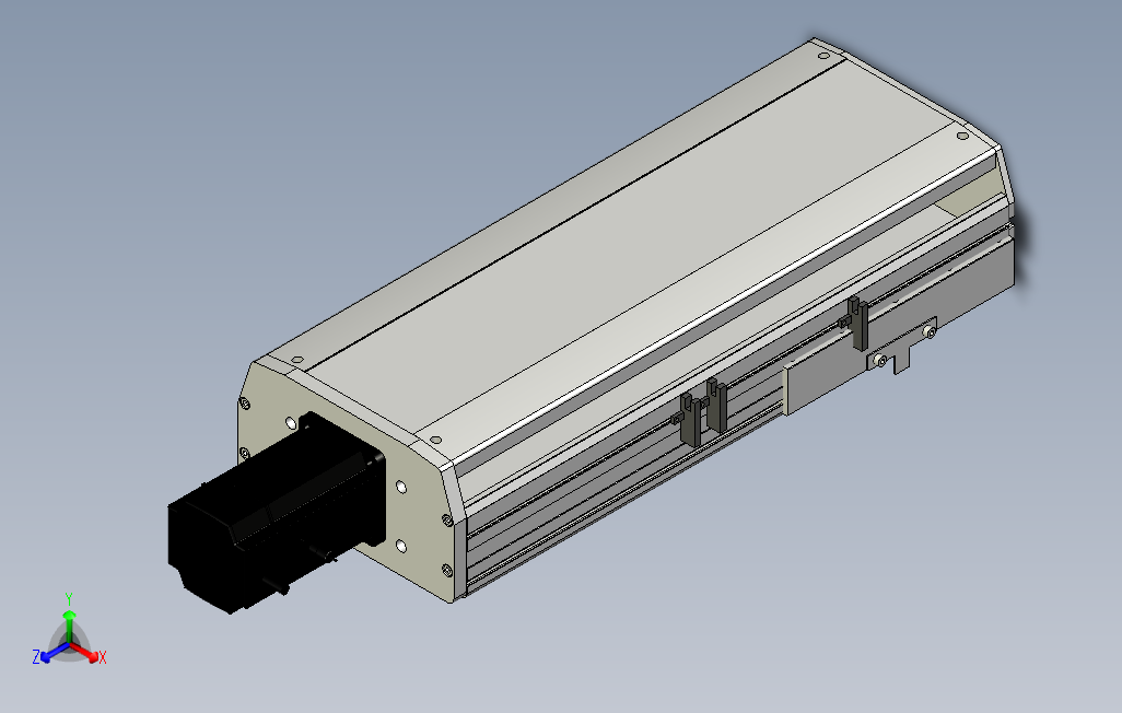 SYS22-150-BC-750W滚珠花健、支撑座、滚珠丝杠、交叉导轨、直线模组.stp