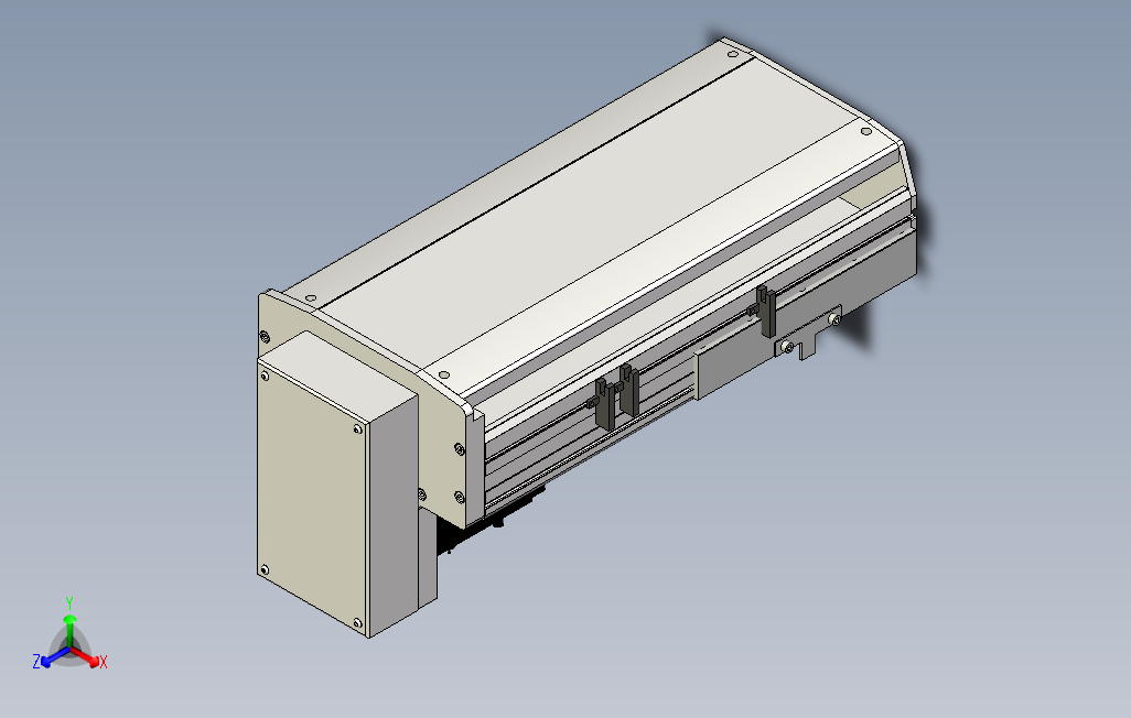 SYS22-150-BM-750W滚珠花健、支撑座、滚珠丝杠、交叉导轨、直线模组.stp