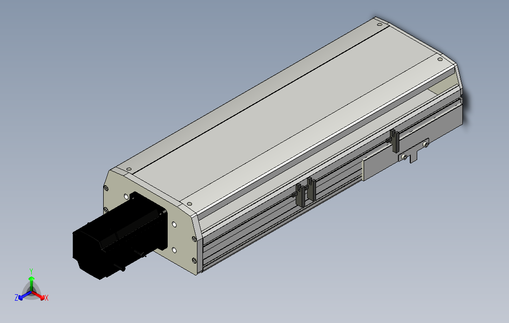 SYS22-200-BC-750W滚珠花健、支撑座、滚珠丝杠、交叉导轨、直线模组.stp