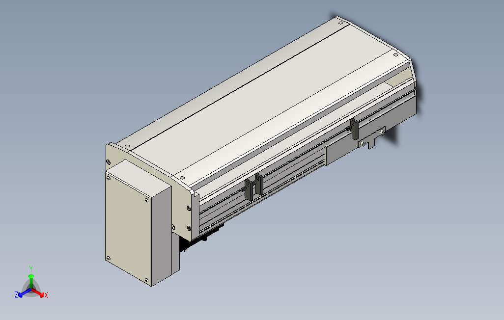 SYS22-250-BM-750W滚珠花健、支撑座、滚珠丝杠、交叉导轨、直线模组.stp