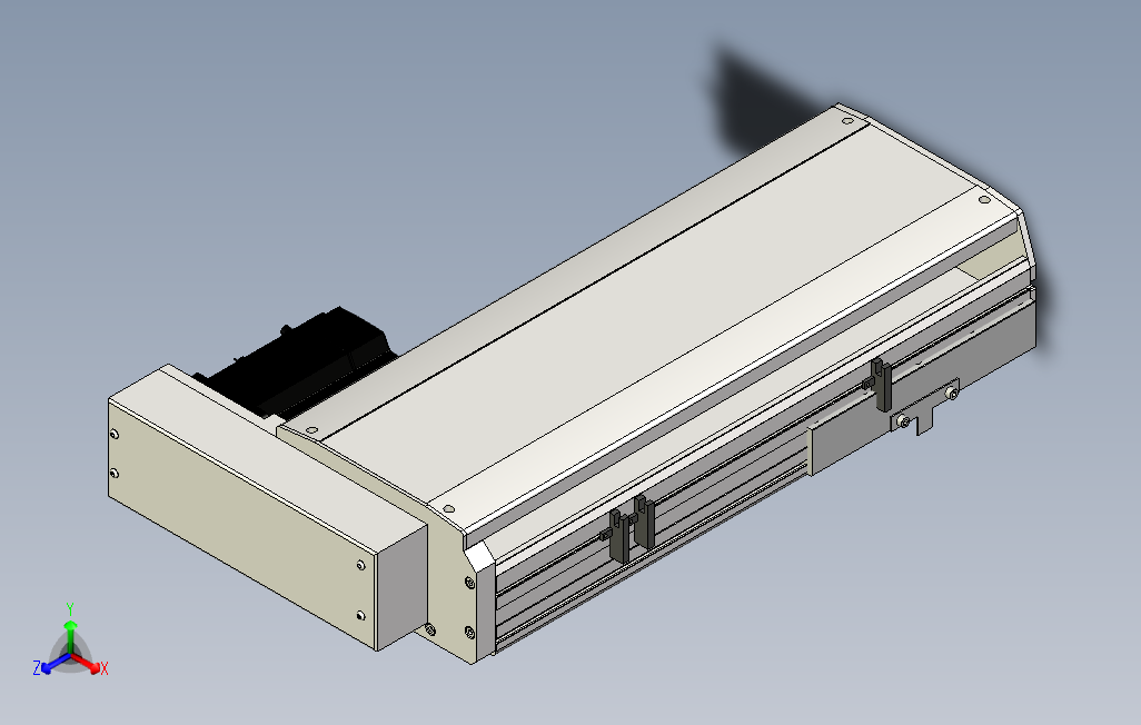 SYS22-250-BR-750W滚珠花健、支撑座、滚珠丝杠、交叉导轨、直线模组.stp