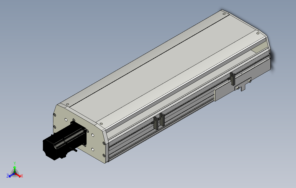 SYS22-300-BC-400W滚珠花健、支撑座、滚珠丝杠、交叉导轨、直线模组.stp