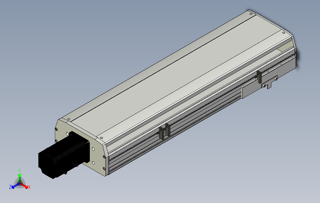 SYS22-400-BC-750W滚珠花健、支撑座、滚珠丝杠、交叉导轨、直线模组.stp