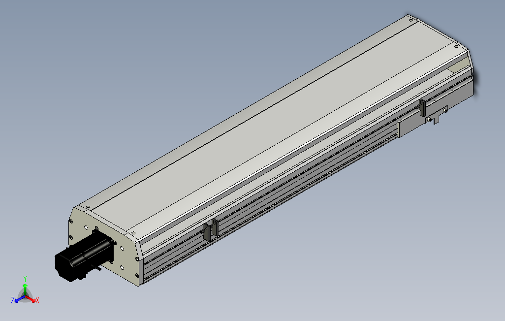 SYS22-650-BC-400W滚珠花健、支撑座、滚珠丝杠、交叉导轨、直线模组.stp