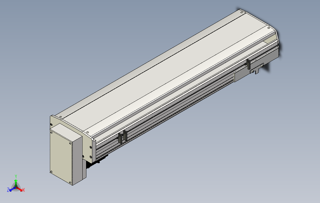 SYS22-650-BM-750W滚珠花健、支撑座、滚珠丝杠、交叉导轨、直线模组.stp