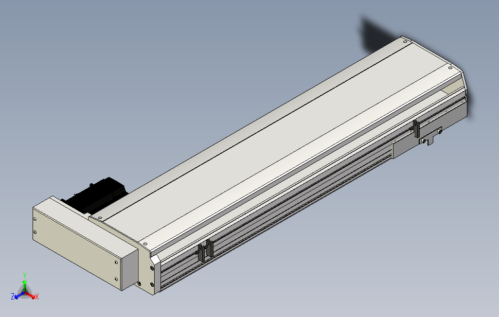 SYS22-650-BR-750W滚珠花健、支撑座、滚珠丝杠、交叉导轨、直线模组.stp