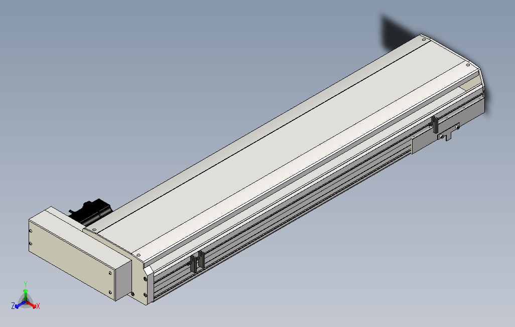 SYS22-750-BR-400W滚珠花健、支撑座、滚珠丝杠、交叉导轨、直线模组.stp