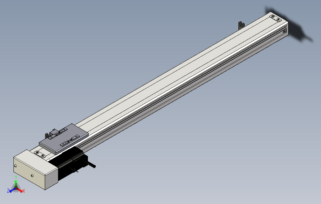 SYS6-650-BL滚珠花健、支撑座、滚珠丝杠、交叉导轨、直线模组.stp