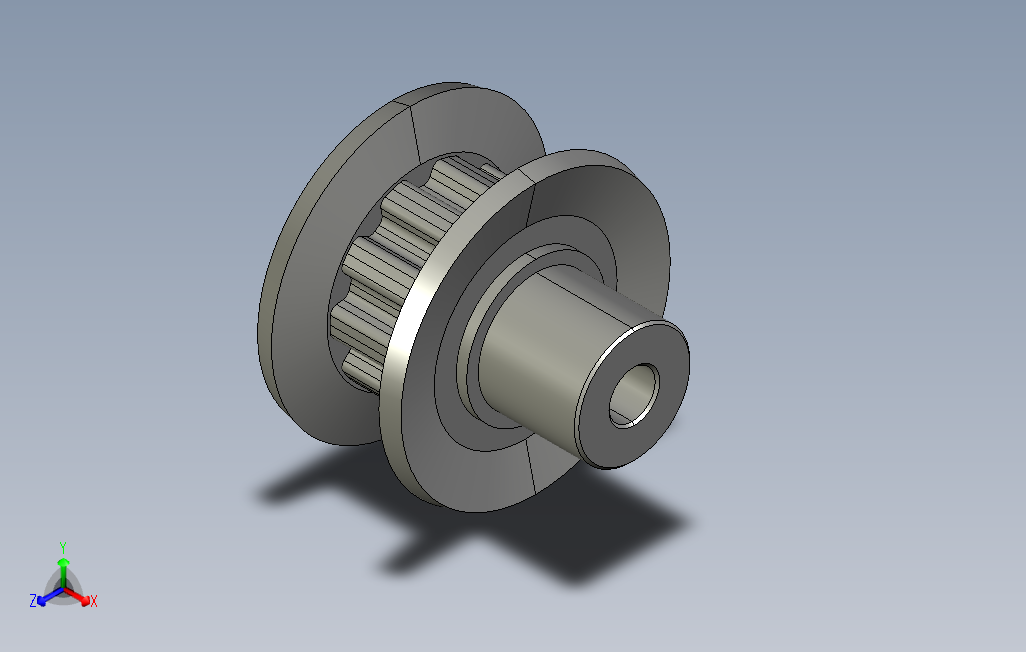 TABXL-10-025-H4凸肩型同步带轮-XL型.stp