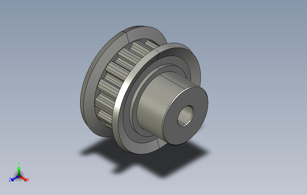 TABXL-14-025-H5凸肩型同步带轮-XL型.stp