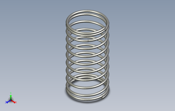 压缩弹簧-弹簧常数0.05至0.503.stp