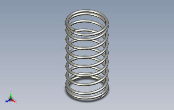 压缩弹簧-弹簧常数0.05至0.5034.stp