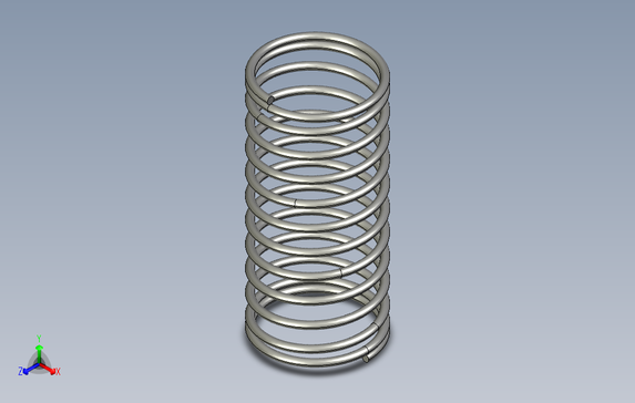 压缩弹簧-弹簧常数0.05至0.504.stp