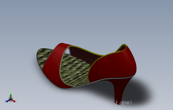 女鞋的3D模型