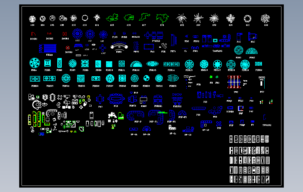室内装修综合图块02.dwg