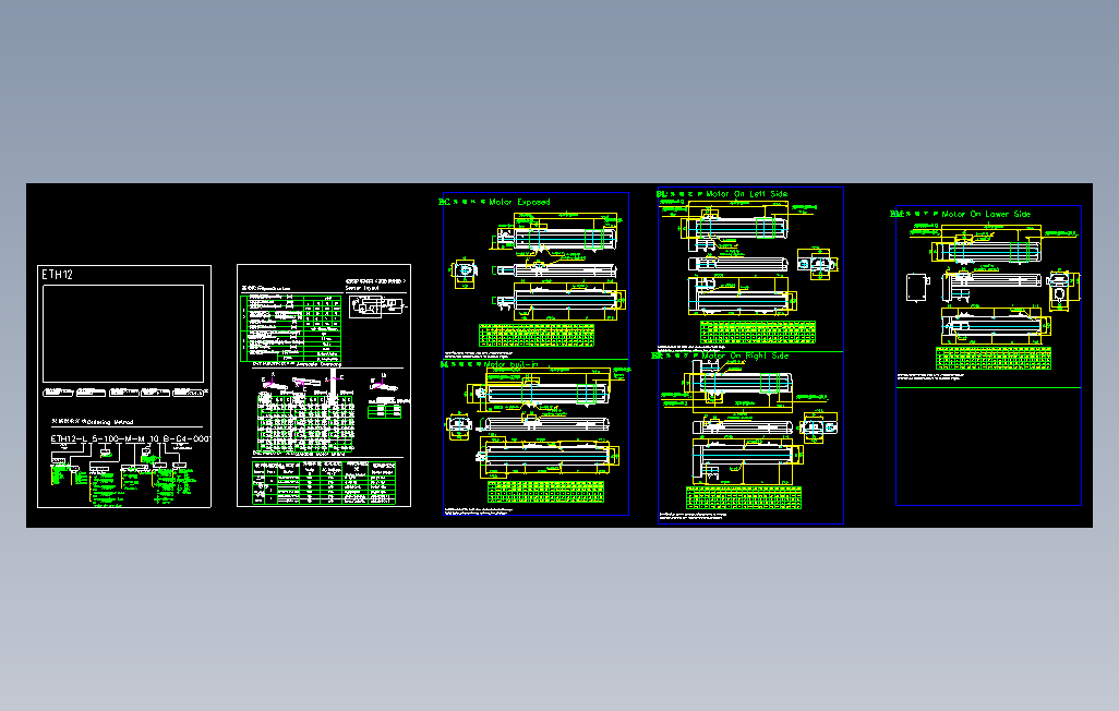 目錄-ETH12系列直线模组.dwg