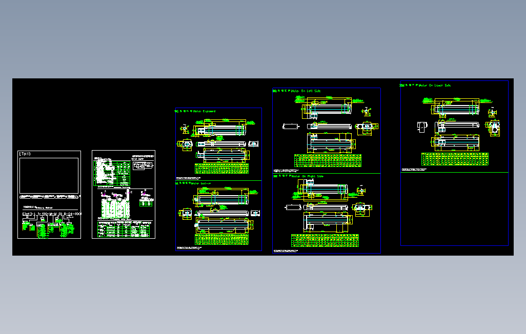 目錄-ETH13系列直线模组.dwg