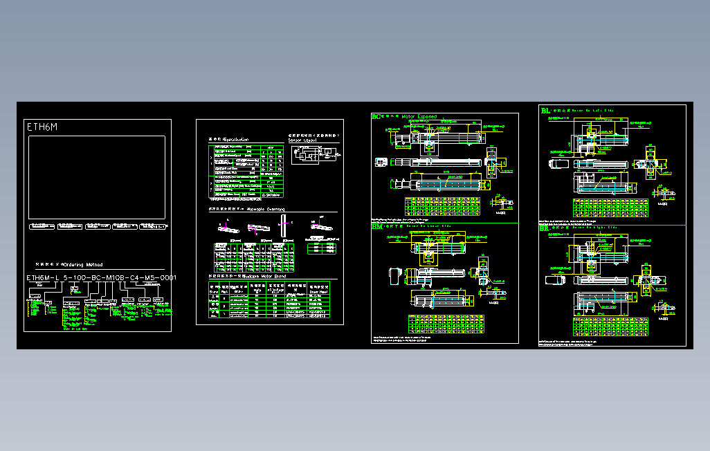 目錄-ETH6M-100W系列直线模组.dwg