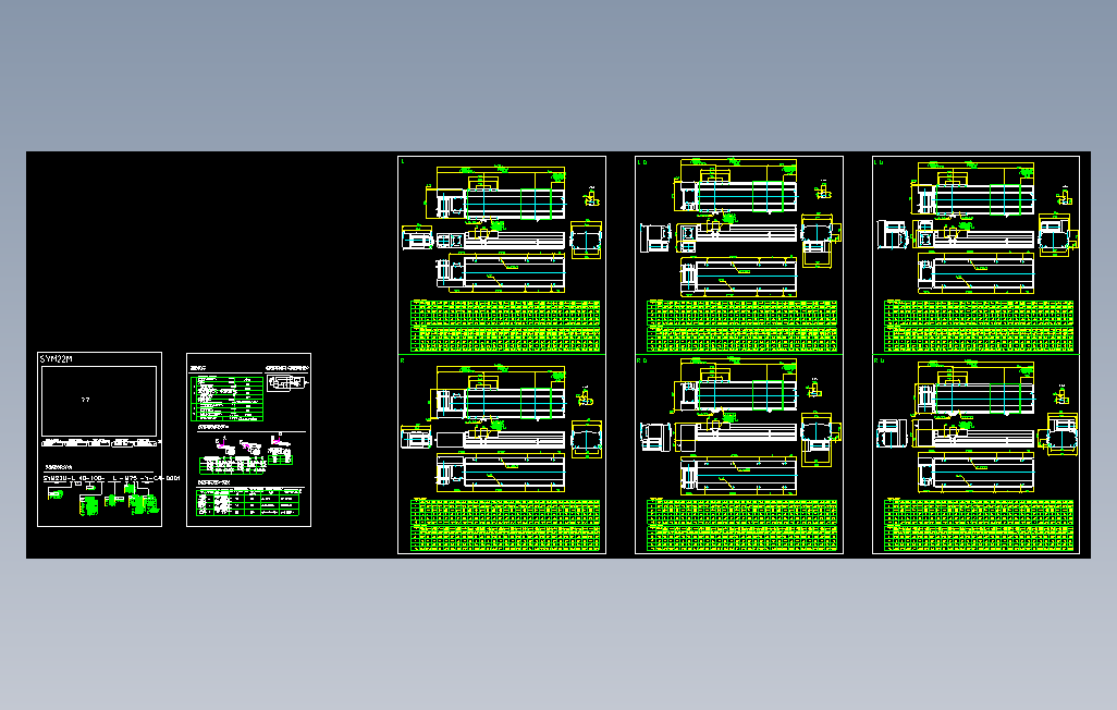 目錄-SYM22M滚珠花健、支撑座、滚珠丝杠、交叉导轨、直线模组.dwg