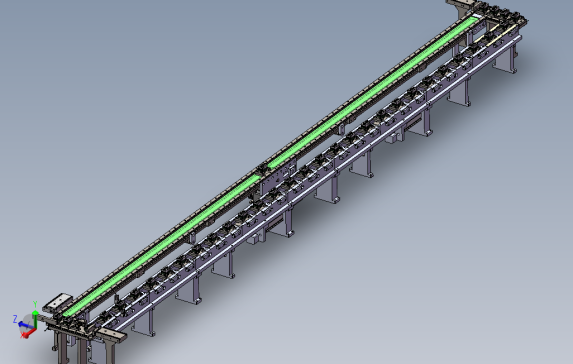 定距流水线3D模型