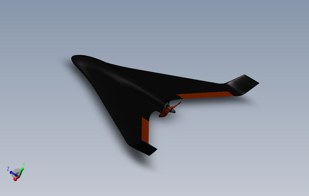尾推3D无人机