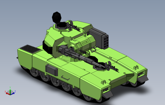 USC坦克装甲车模型