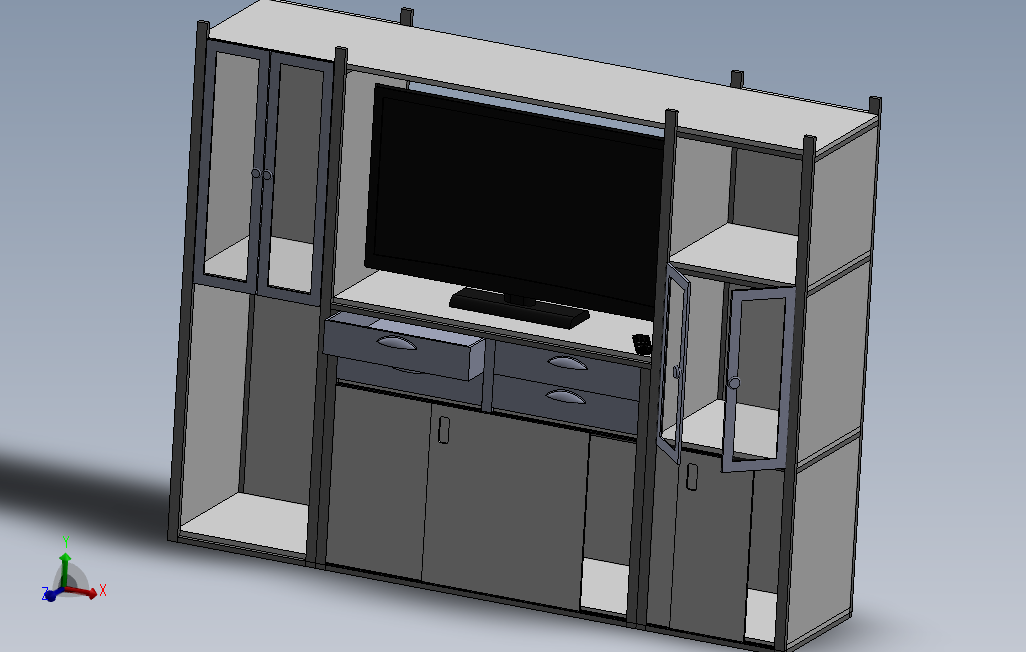 电视柜模型