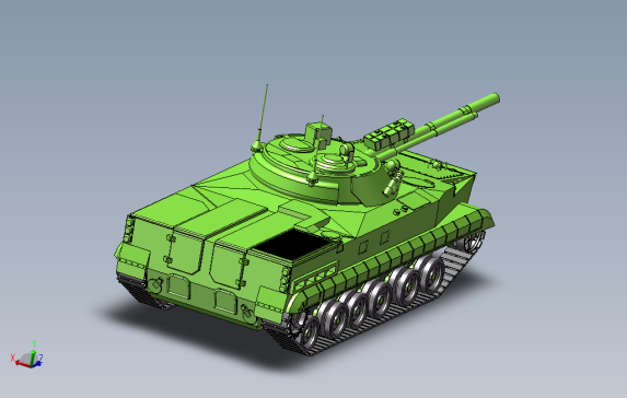 BMP3坦克装甲车模型