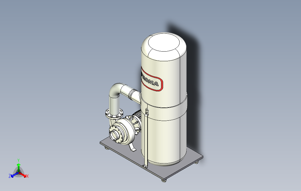 除尘器模型图3D