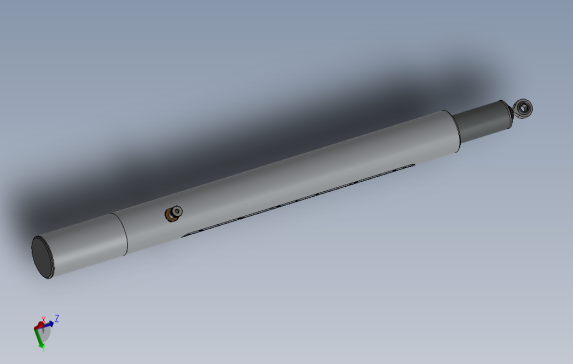 300mm行程电动推杆模型