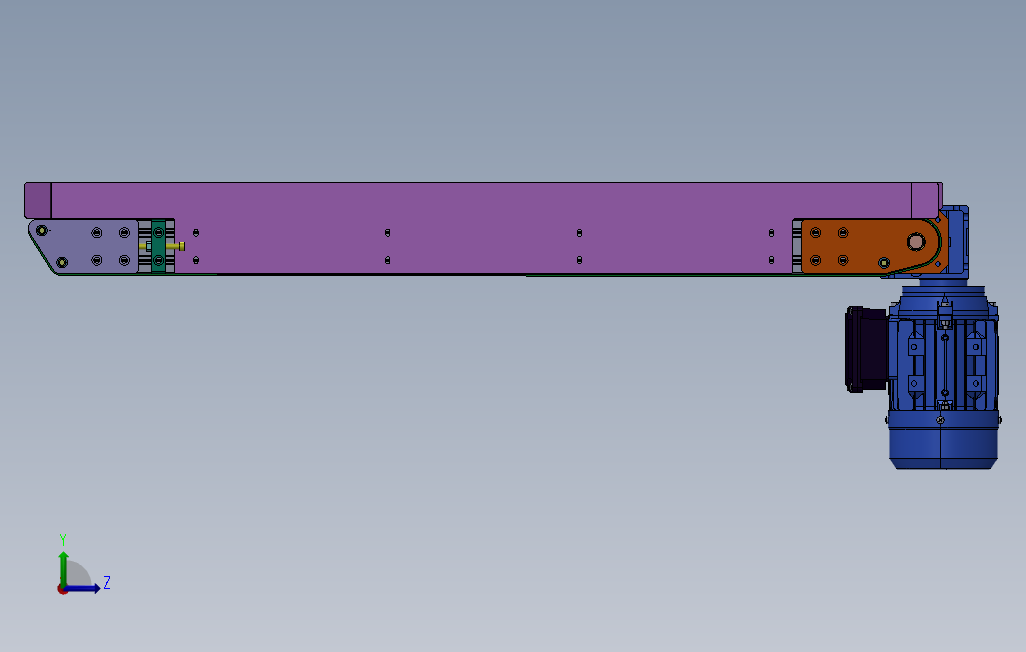 300x1000轻型带式输送机_SOLIDWORKS 2018_模型图纸下载 – 懒石网