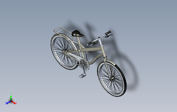 自行车详细设计模型